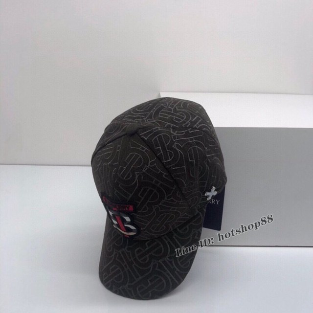 BURBERRY專櫃新款巴寶莉百搭款男女通用全帽刺繡棒球帽鴨舌帽 mmyj3486
